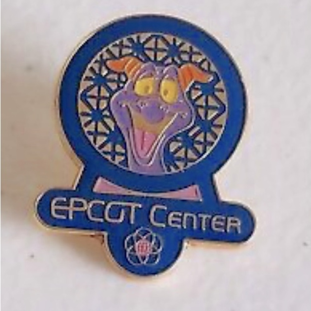 1982 Figment Head Against Epcot Spaceship Earth DISNEY PIN
